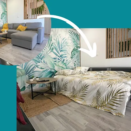Appartamento Le Jungle - Parking Et Wifi Gratuit - Balcon - Alexa *
